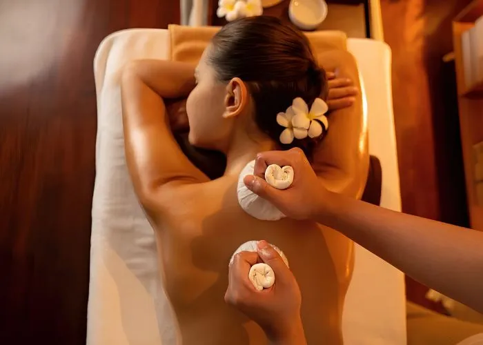 Relaxing aromatherapy massage at a spa in RS Puram.