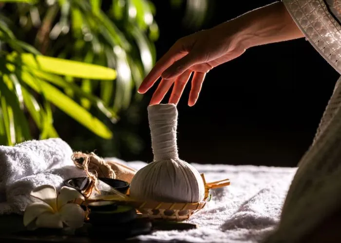 Relaxing full body massage at a spa in RS Puram Coimbatore.