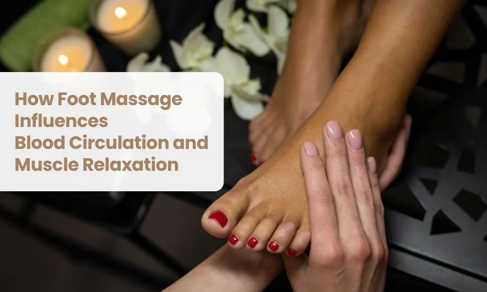 Foot massage in Coimbatore promoting relaxation and muscle comfort.